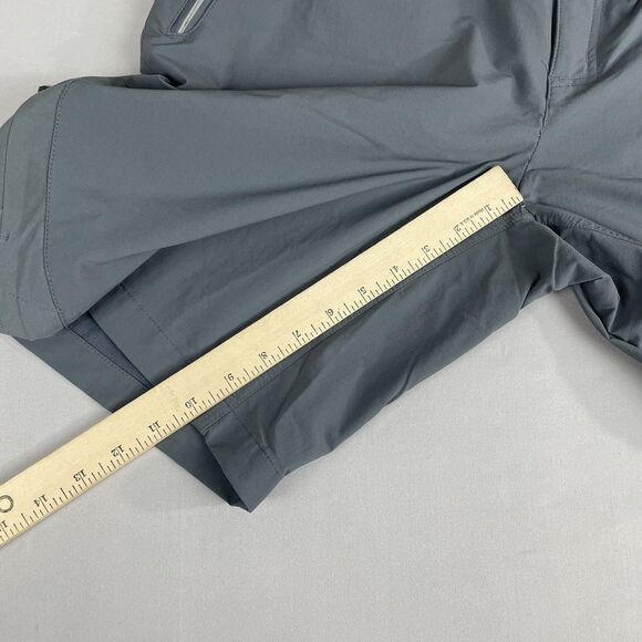 Columbia Titanium Nylon Shorts Men’s 38 Gray 10" Inseam Stretch Outdoor Gorpcore - Picture 15 of 16